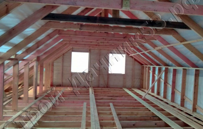 4 Брусовой дом К-31, 10×7.5, 132 м², Рязанская область, Рязанский район,  Деревня Ивкино (6)